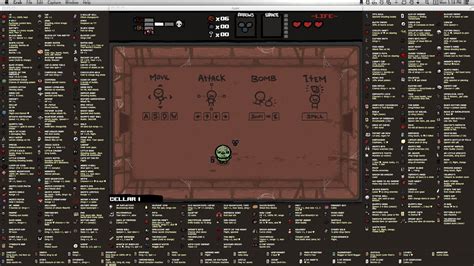 binding of isaac cheat sheet.